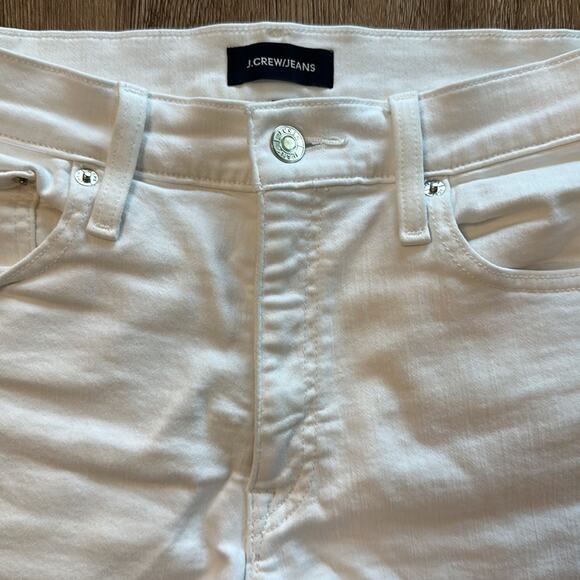 J.Crew White Denim Shorts Size 27 - Picture 2 of 5